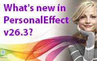 What's new in PersonalEffect v26.3?