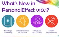 What's new in PersonalEffect v10.1?